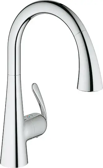 Grohe Zedra Смеситель для кухни, с выдвижным изливом, цвет: хром 32294001