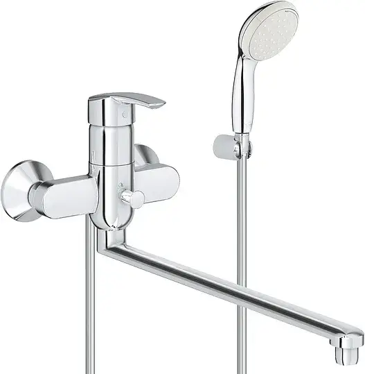 Grohe Multiform Смеситель для ванны, с ручным душем, шлангом, цвет: хром 3270800A