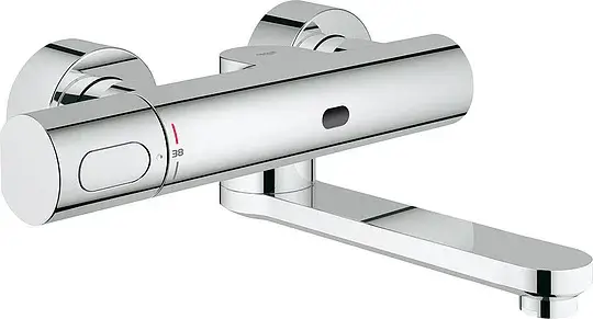 Grohe Eurosmart Cosmopolitan E Термостатический смеситель для ванны, дл. излива 25,5 см, цвет: хром 36333000