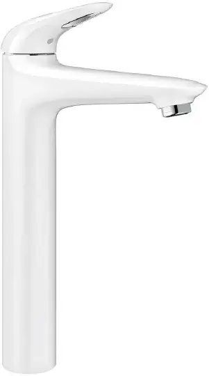Grohe Eurostyle New Смеситель для раковины высокий, без д/к, высота излива 24,4 см, цвет: белая луна 23570LS3
