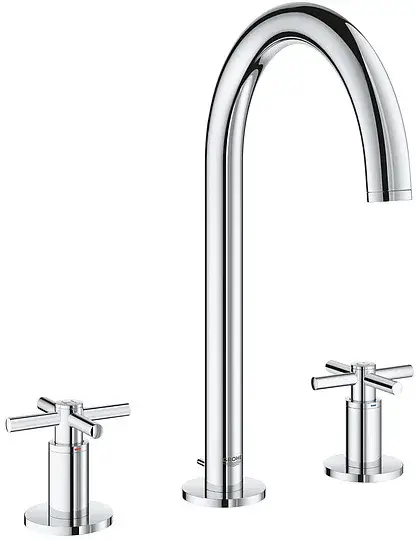 Grohe Atrio New Смеситель для раковины, с донным клапаном, высота излива 19 см, цвет: хром 20008003