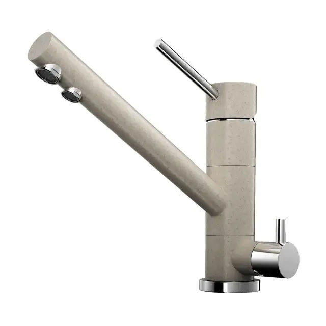 Omoikiri Tonami-SA Смеситель для кухни с возможностью подключить фильтр, цвет: бежевый 4994060