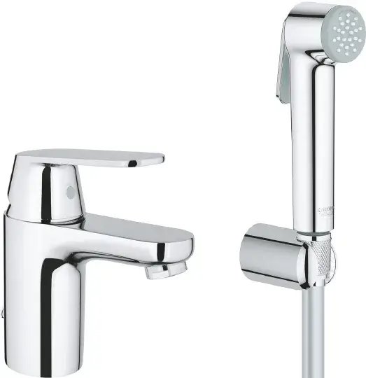 Grohe Eurosmart Cosmopolitan Смеситель для раковины, ручной душ, цвет: хром 23125000