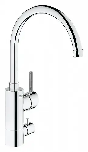 Grohe Concetto New Смеситель для кухни, с запорным вентилем, цвет: хром 32666001