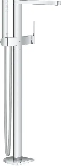 Grohe Plus Смеситель для ванны напольный, с ручным душем и шлангом, цвет: хром 23846003