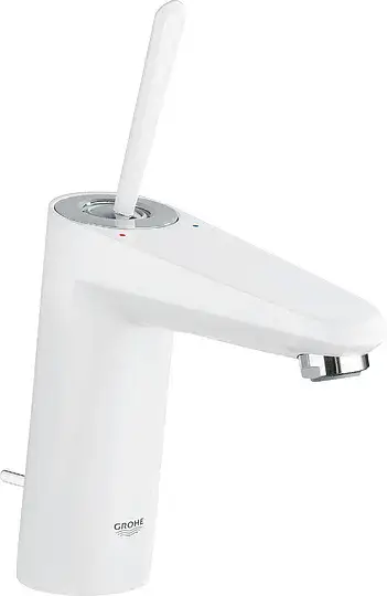 Grohe Eurodisc Joy Смеситель для раковины, с д/к, длина излива 14,6 см, цвет: белая луна 23427LS0