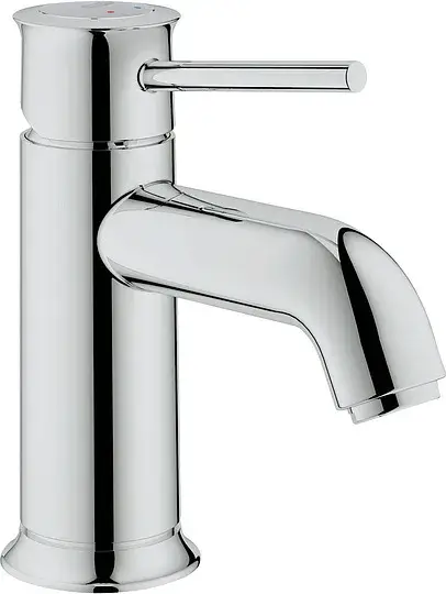 Grohe BauClassic Смеситель для раковины, без донного клапана, цвет: хром 23162000
