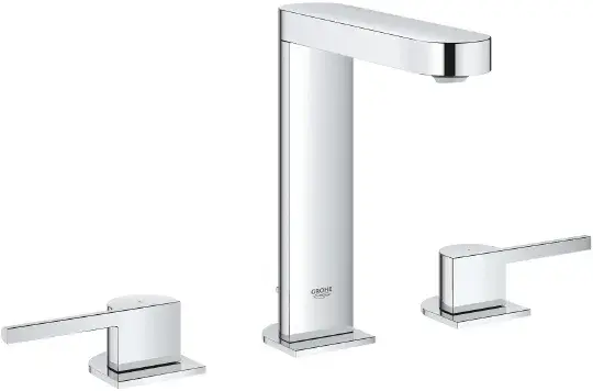 Grohe Plus Смеситель для раковины высокий вентильный, с д/к, высота излива 17,5 см, цвет: хром 20301003