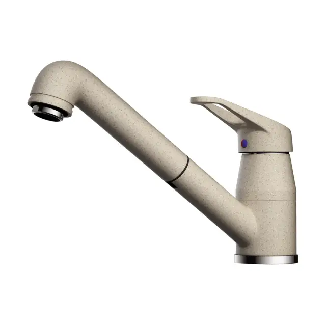 Omoikiri Tateyama-S-SA Смеситель для кухни с гибким изливом, цвет: бежевый 4994140