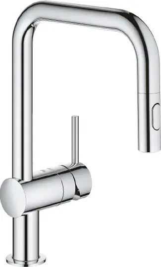 Grohe Minta Смеситель для кухни, с выдвижным изливом, цвет: хром 32322002