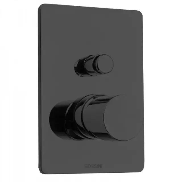 Bossini Oki Смеситель для душа, встраиваемый, 2 потребителя, цвет: mat black Z00006.073