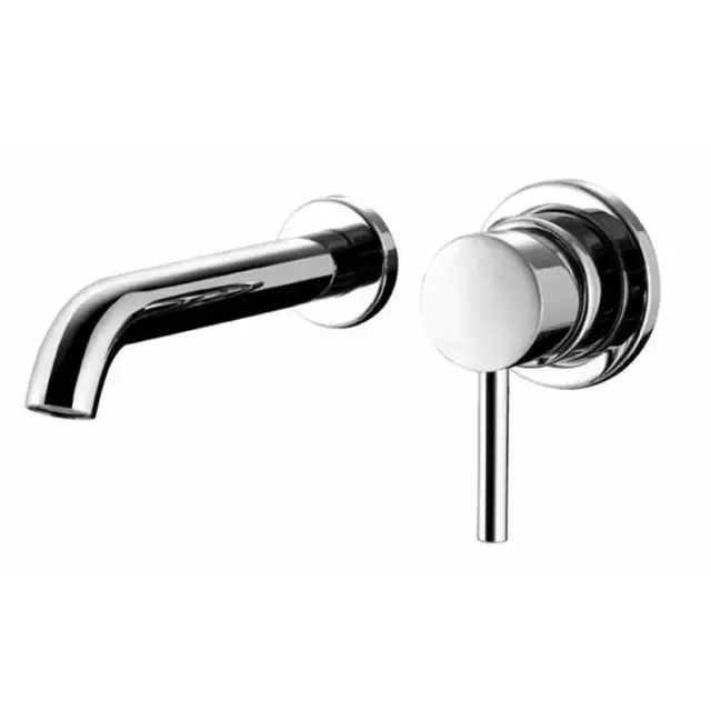 Bossini Oki Смеситель механический встраиваемый с изливом 22 см, без заглушки, цвет: chrome Z005302.030