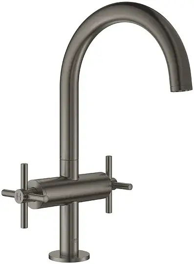 Grohe Atrio New Смеситель для раковины, выс., с д/к, выс. изл. 20,2 см, цвет: темный графит, матовый 21019AL3