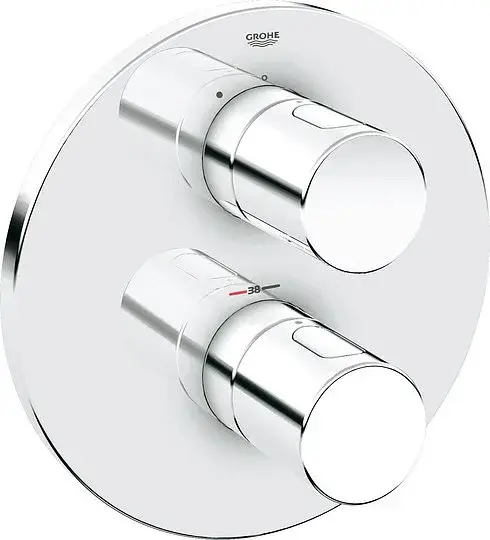 Grohe Grohtherm 3000 Cosmopolitan Термостатический смеситель для душа встр., внеш. часть, цвет: хром 19467000