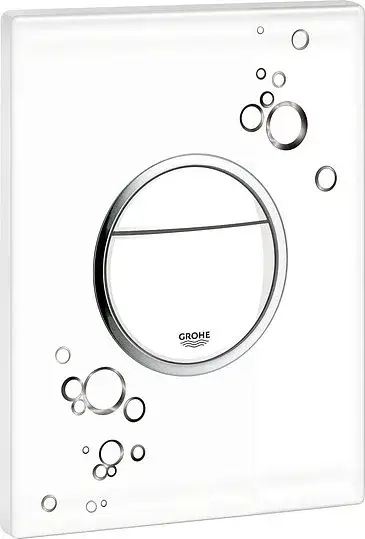 Grohe Nova Cosmopolitan Кнопка смыва для унитаза, 2 режима, пластик, цвет: белый 38847LI0