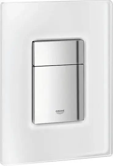 Grohe Skate Cosmopolitan Кнопка смыва для унитаза, 2 режима, стекло, цвет: хром 38845MF0