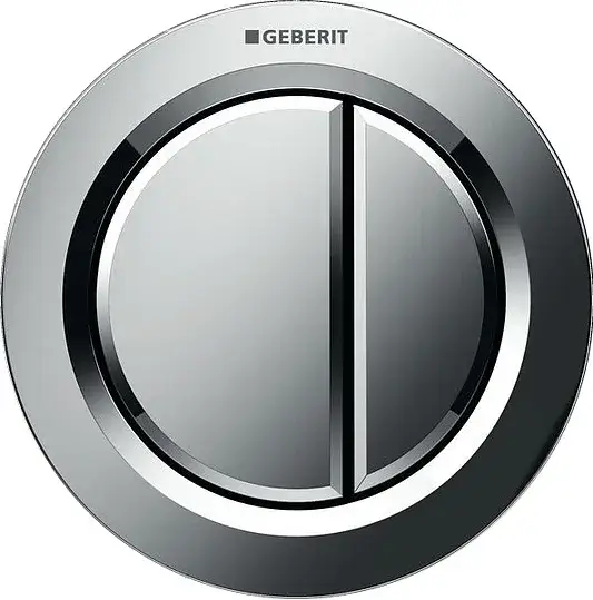Geberit Type 10 Кнопка дистанционного смыва для инсталляций, пластик, цвет: хром глянцевый 116.042.21.1