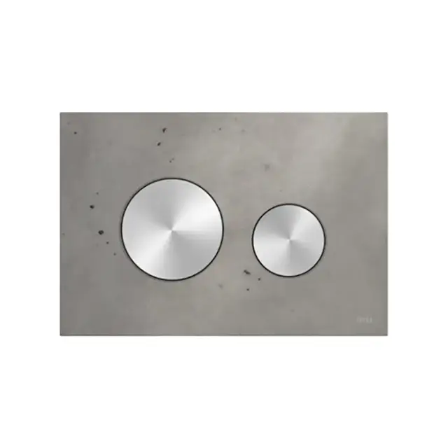 Tece Loop Кнопка смыва для унитаза, внешняя панель без клавиш, бетон, цвет: серый 9240614