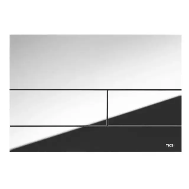 Tece Square II Кнопка смыва для унитаза, металл, цвет: хром глянцевый 9240831