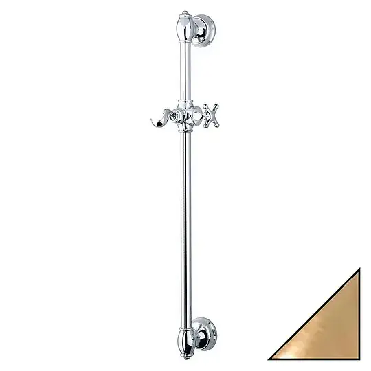 Bossini Charleston Душевая штанга 62,5 см, цвет: antique brass, bronze D03000.022