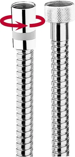 Bossini Doppia Aggraffatura Душевой шланг 150 см, цвет: chrome A00048C.030