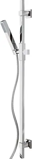 Bossini Cube Душевой гарнитур: штанга для душа, ручной душ, шланг 150 см, цвет: chrome D91001.030