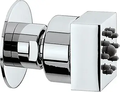 Bossini Cubic-Gom Душевая форсунка настенная d4,5x5,4 см, цвет: chrome I00135.030