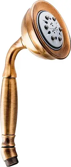 Bossini Roman Ручной душ, 5 видов струи, цвет: antique brass, bronze B00586.022