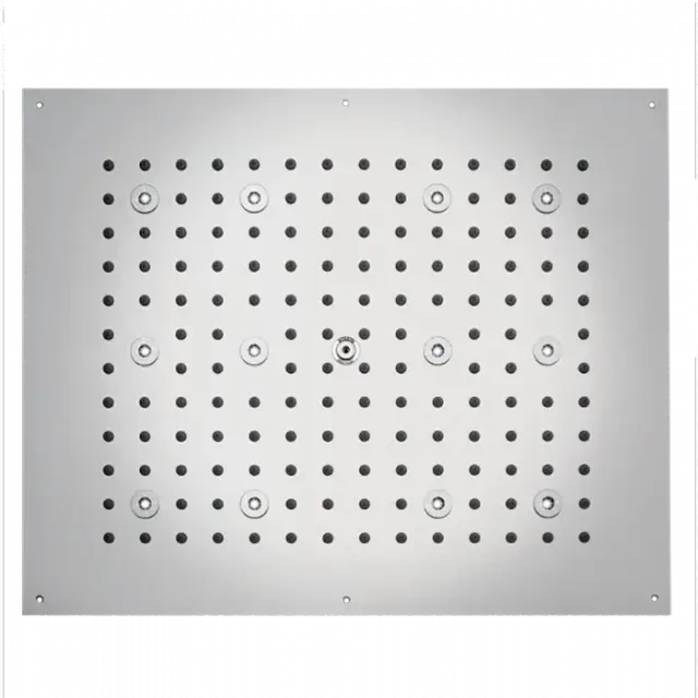 Bossini Rectangular Потолочный душ встраиваемый 57x47 см, 1 вид струи, LED, цвет: chrome H37395.030