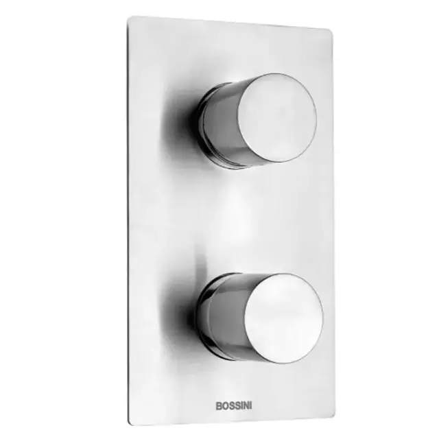 Bossini Ino смеситель для душа, встраиваемый, с девиатором, цвет: mat brushed stainless steel INZ042.075