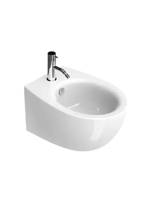 Catalano Italy Биде подвесное 37x52 см, 1 отв., с переливом, покр. Cataglaze, цвет: белый глянцевый 0718521001