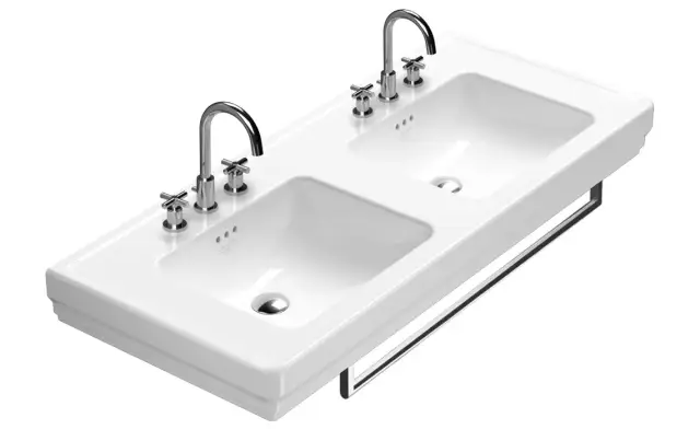 Catalano Comfort Раковина подвесная 125x54x20h см, 1 отв, с переливом, Cataglaze, цвет: белый глянц. 1125CV00