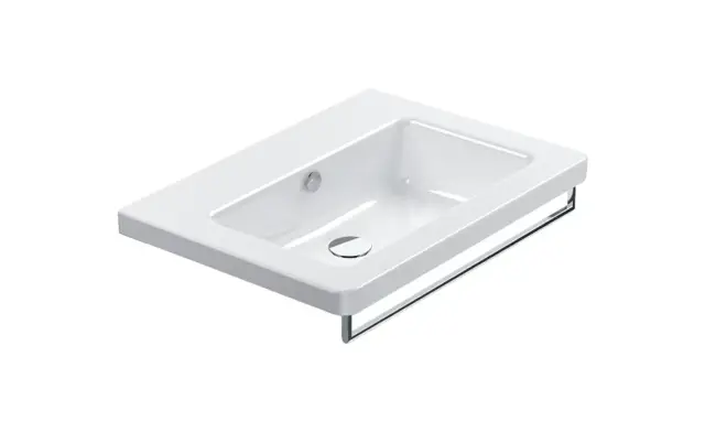 Catalano Comfort Раковина подвесная 67x48x18h см, с переливом, покр. Cataglaze, цвет: белый глянц. 167LI00