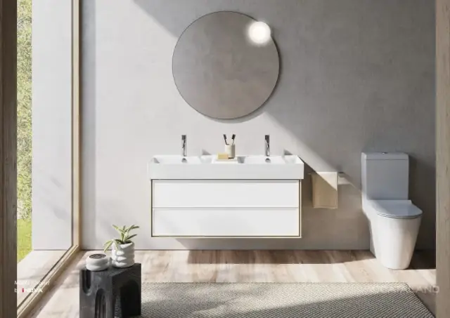 Catalano Comfort Раковина подвесная 120x47x15,5h см, с переливом, покр Cataglaze, цвет: белый глянц. 0221220001