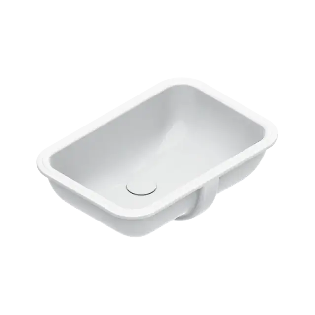 Catalano Italy Раковина встраиваемая снизу 55x38 см, с переливом, покр Cataglaze, цвет: белый глянц. 0727550001