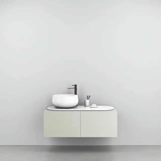 Cielo Delfo Тумба крашенная, с отверстиями, цвет: Pomice DECLPM