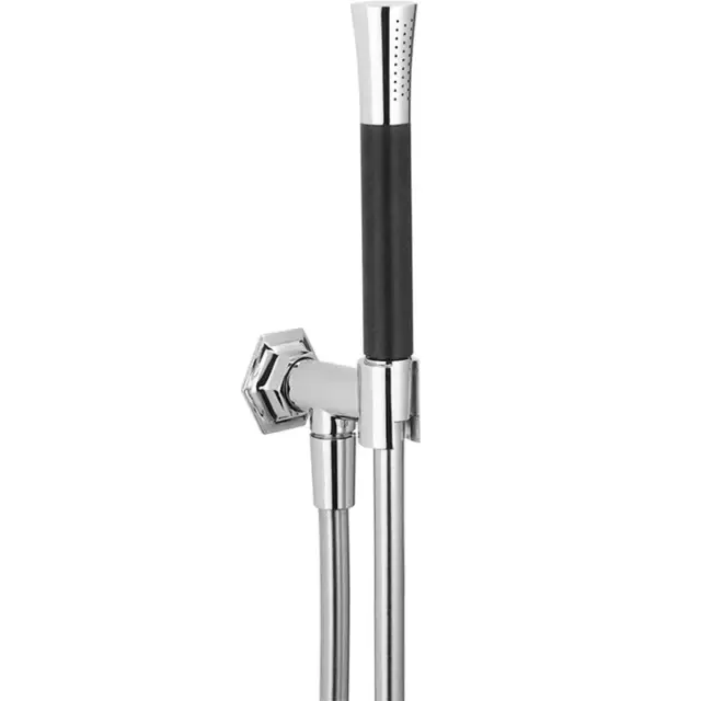 Cisal Cherie Душевой гарнитур: ручная лейка, шланг 150 см, вывод, цвет: Chrome CE00303021