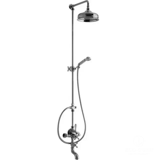 Cisal Arcana Ceramic Душевая стойка: смеситель термостатический для ванны, цвет: Chrome AC00413021