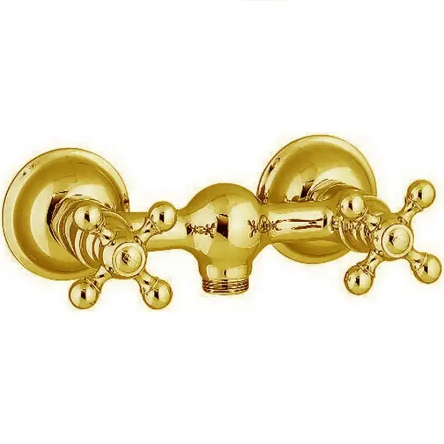 Cisal Arcana Смеситель двухвентильный настенный для душа, цвет: 24K Gold AC00044124