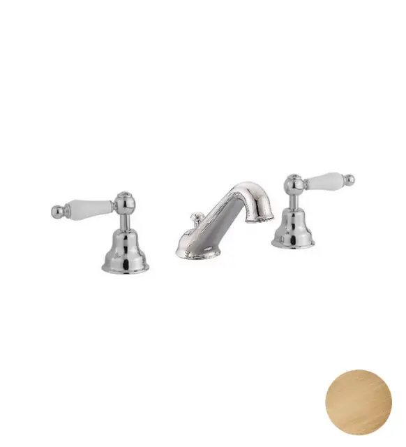 Cisal Arcana Toscana Смеситель для раковины на 3 отверстия, цвет: Antique Bronze TS00102027