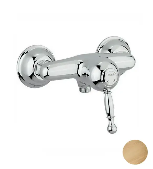 Cisal Arcana Royal Смеситель однорычажный настенный для душа, цвет: Antique Bronze AY00044127