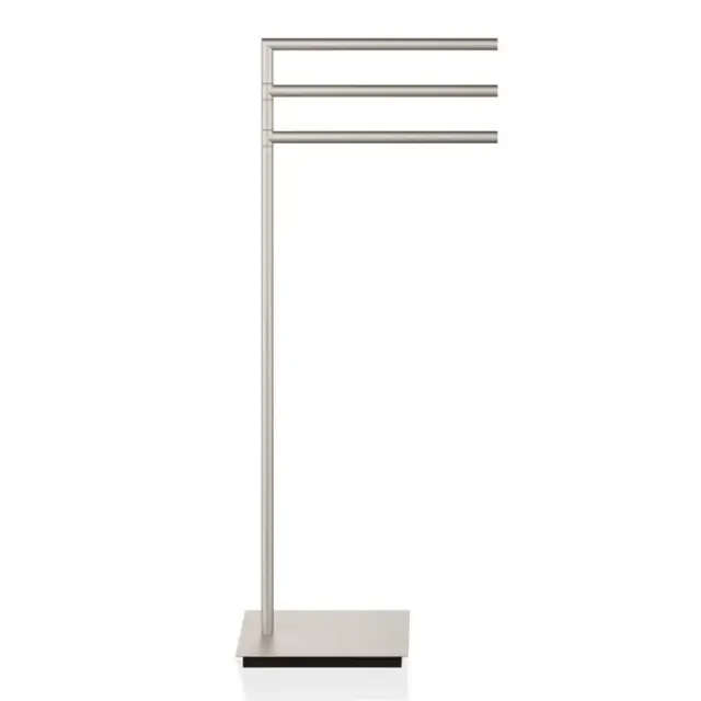 Decor Walther Straight 3 Стойка-полотенцедержатель 38xh89 см, напольная, цвет: никель сатин. 0504134
