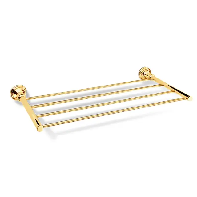 Decor Walther Classic HTA Полка для полотенец 60x25 см, подвесная, цвет: золото 0512520
