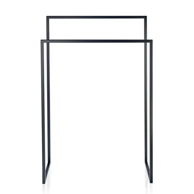 Decor Walther Porzellan HT 10 Полотенцедержатель двойной 60x20xh91,5 см цвет: черный матовый 0509160