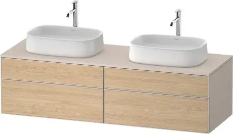 Duravit Zencha Тумба 160x55x44,2h см, цвет: дуб натур./серо-коричн. супермат. ZE4825B30830000