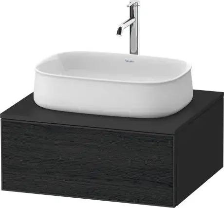 Duravit Zencha Тумба под раковину 65x55x28,1h см, цвет: дуб черный/графит супермат. ZE4810016800000