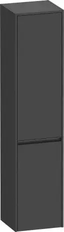 Duravit Ketho.2 Шкаф подвесной 40х36х176h см, цвет: графит матовый K21329R49490000
