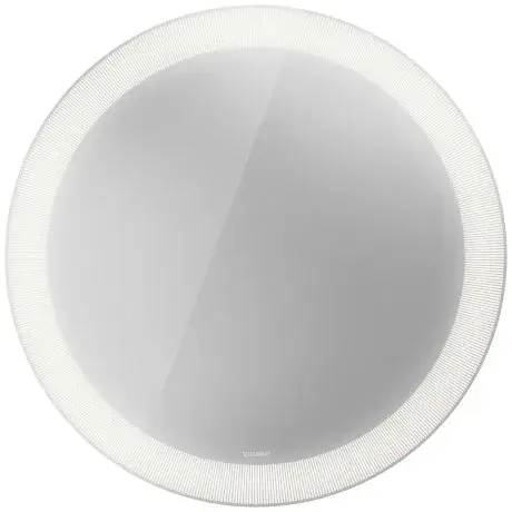 Duravit Happy D.2 Plus Зеркало подвесное с подсветкой и подогрев. 90x90h см, цвет: белый HP7486S0000