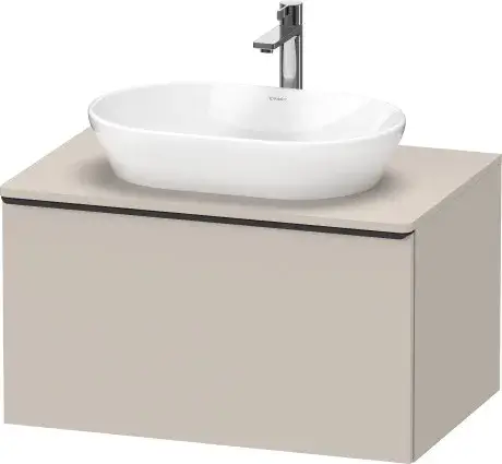 Duravit D-Neo Тумба под раковину с 1-им ящ. 80x55x45,9h см, цвет: серо-коричневый мат. DE494709191