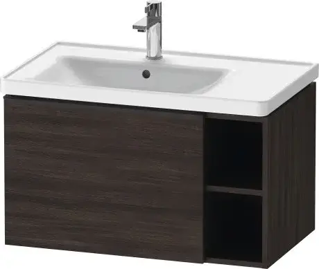 Duravit D-Neo Тумба под раковину с 1-им ящ. 78,4x45,2x44h см, цвет: каштан темн. DE425805353
